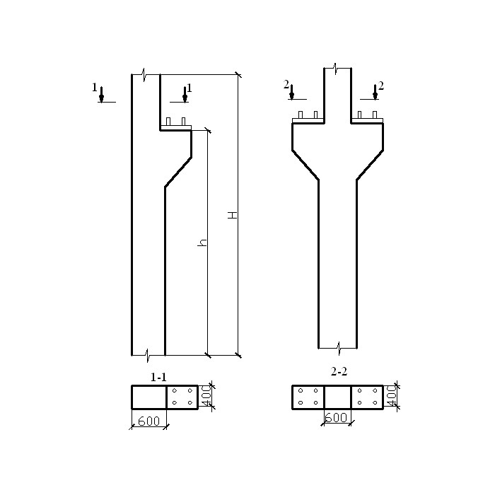 Колонна железобетонная 10к 120-15